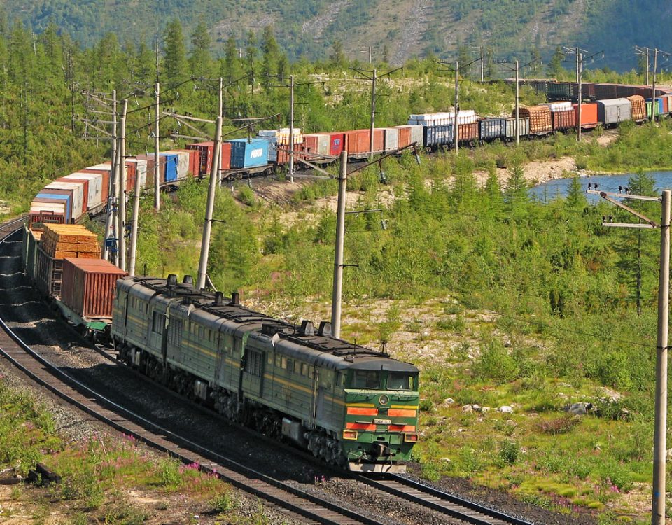 Транспортировка грузов по России железнодорожным транспортом